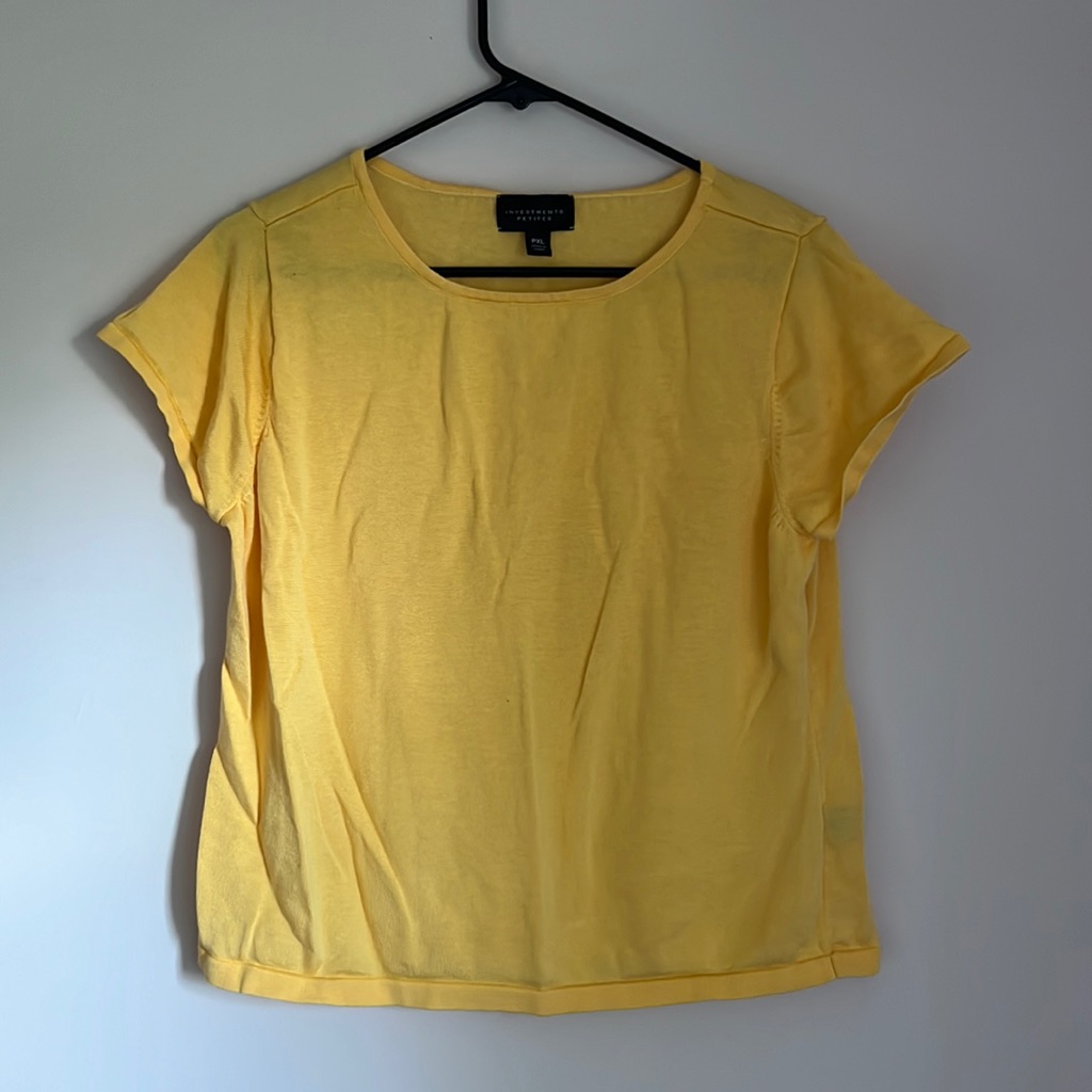 Yellow Basic T-Shirt